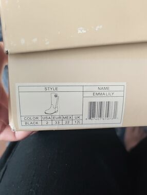 Michael Kors Emma Lily Black Boots